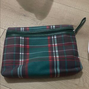 Plaid Men's Bag in Green and Red
